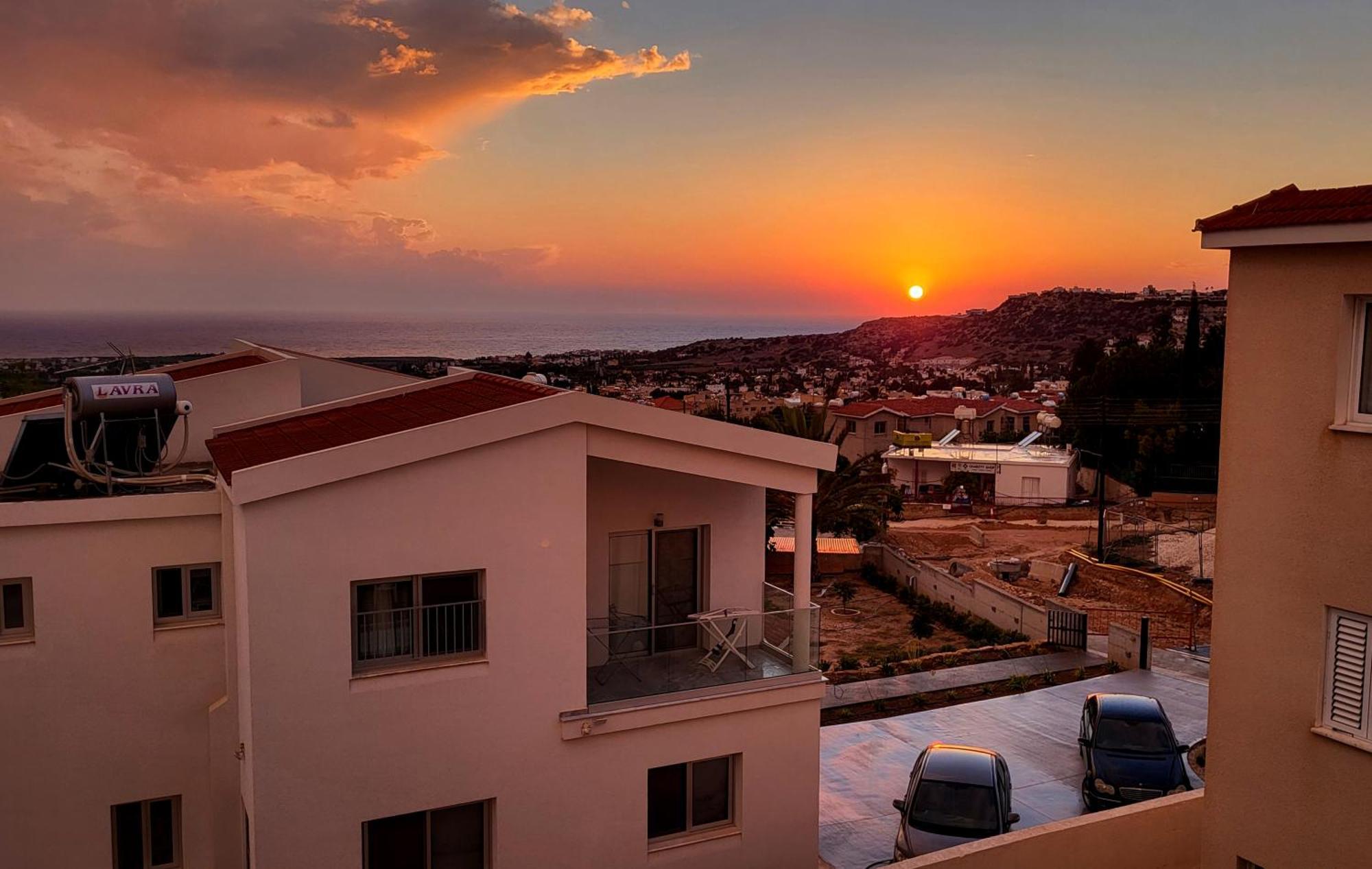 Apartmán Calm Seaview Nest In Pegeia Exteriér fotografie
